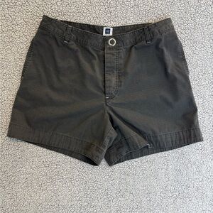 GAP Women's Shorts Size 8 100% Cotton Dark Gray Charcoal Casual Summer